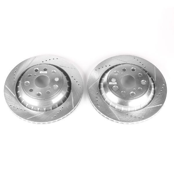 2008-2016 Lexus LS600h Disc Brake Rotor Set - Rear (Powerstop)