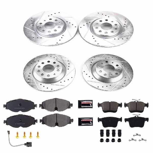 2016-2021 Audi TT Quattro Disc Brake Kit - Front and Rear (Powerstop)