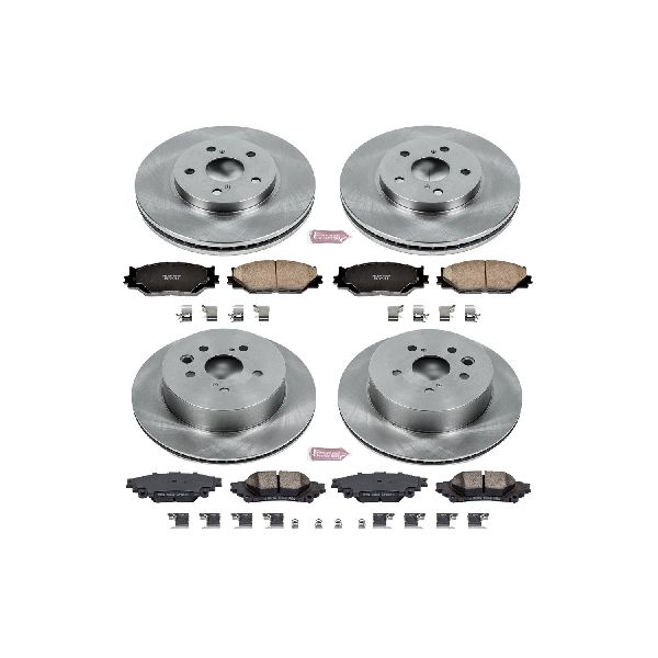 2014-2015 Lexus IS250 Disc Brake Kit - Front and Rear (Powerstop)