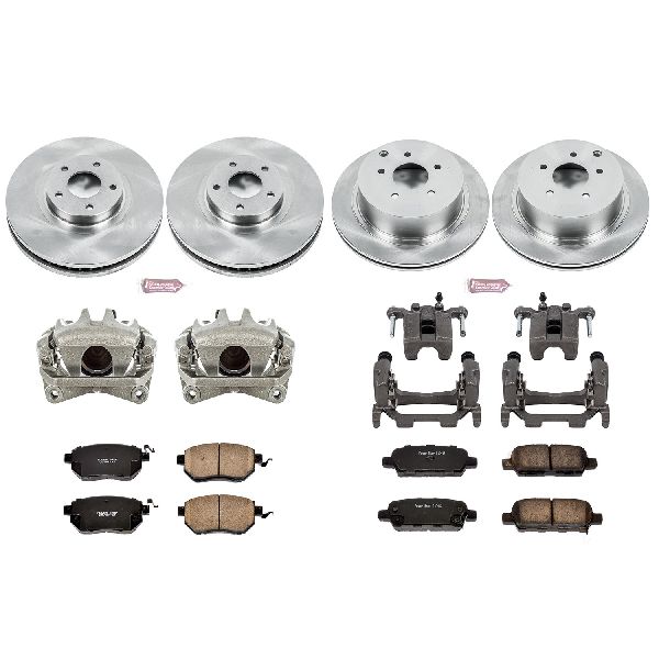2009-2011 Nissan Murano Disc Brake Kit - Front and Rear (Powerstop)