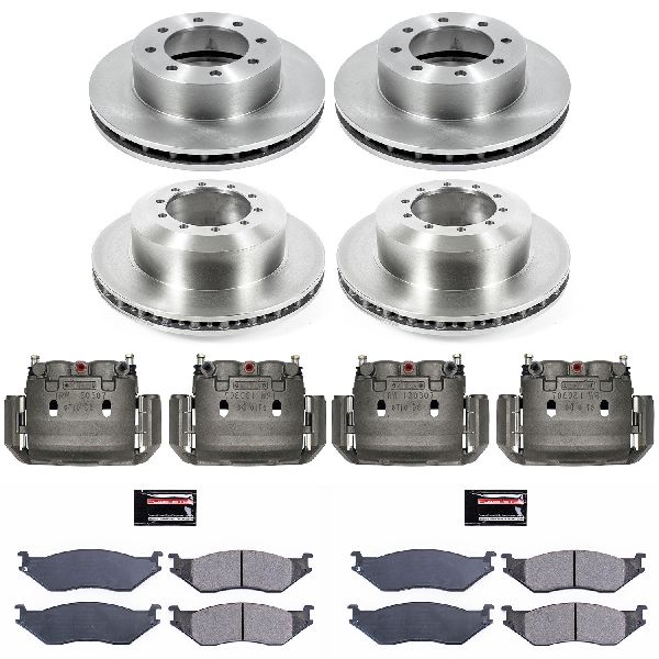1999-2004 Ford F-550 Super Duty Disc Brake Kit - Front and Rear (Powerstop)