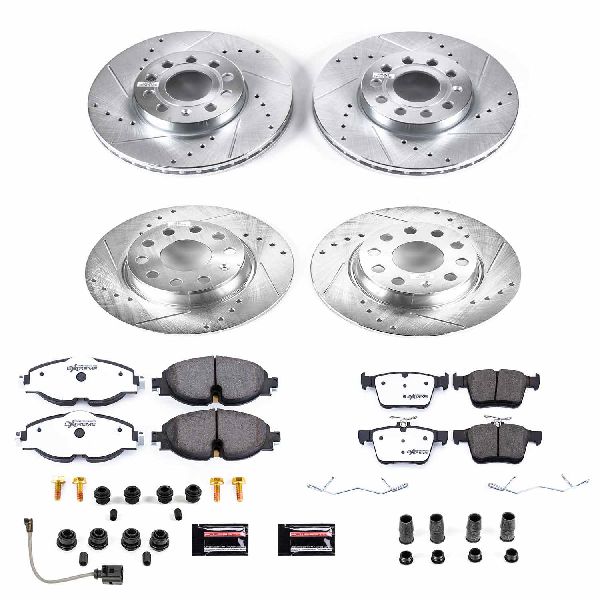 2015-2016 Audi A3 Disc Brake Kit - Front and Rear (Powerstop)