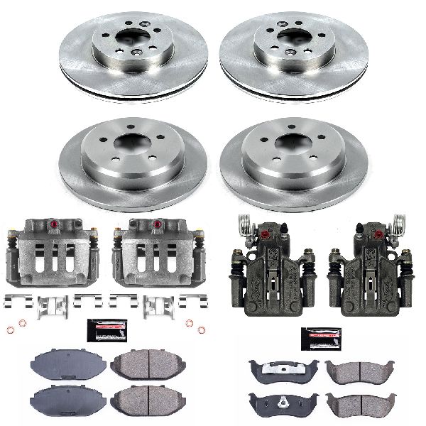 1998-2002 Lincoln Town Car Disc Brake Kit - Front and Rear (Powerstop)