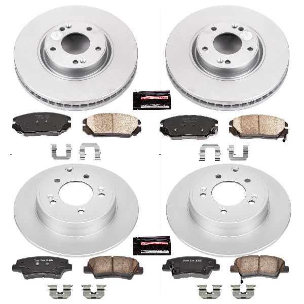 2009-2011 Hyundai Azera Disc Brake Kit - Front and Rear (Powerstop)