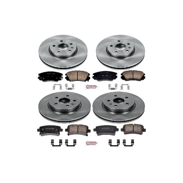 2014-2020 Chevrolet Impala Disc Brake Kit - Front and Rear (Powerstop)