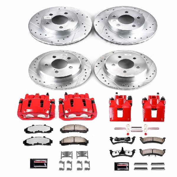 1997-2001 Mercury Mountaineer Disc Brake Kit - Front and Rear (Powerstop)