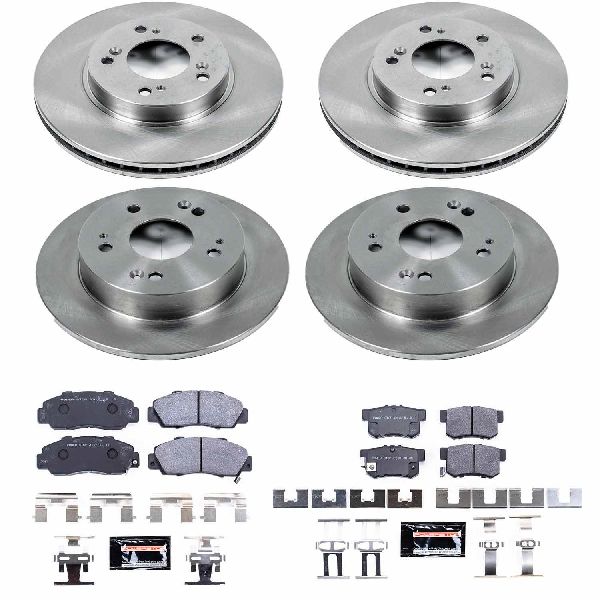 1997-2001 Honda Prelude Disc Brake Kit - Front and Rear (Powerstop)