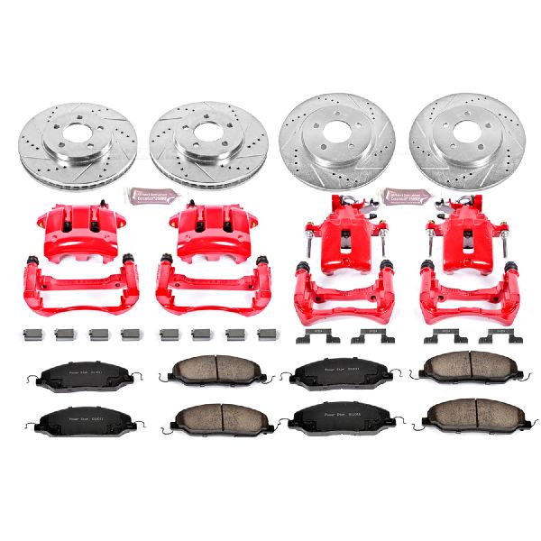 2005-2010 Ford Mustang Disc Brake Kit - Front and Rear (Powerstop)