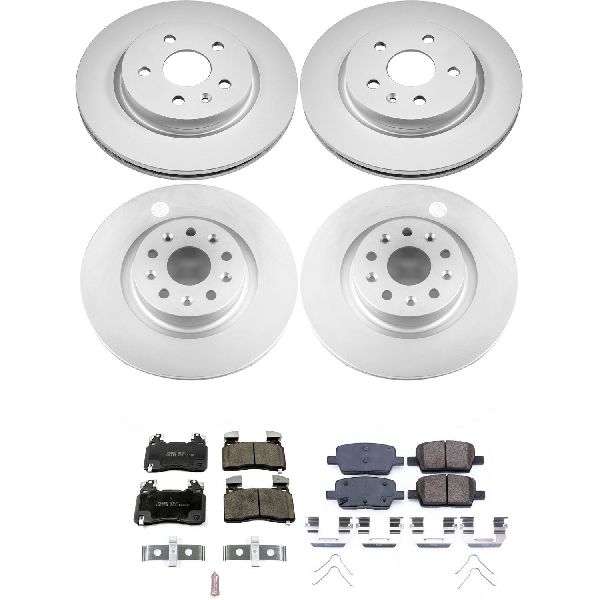 2016-2018 Cadillac CT6 Disc Brake Kit - Front and Rear (Powerstop)