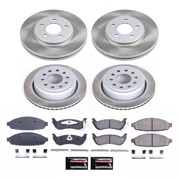 2003-2011 Lincoln Town Car Disc Brake Kit - Front and Rear (Powerstop)