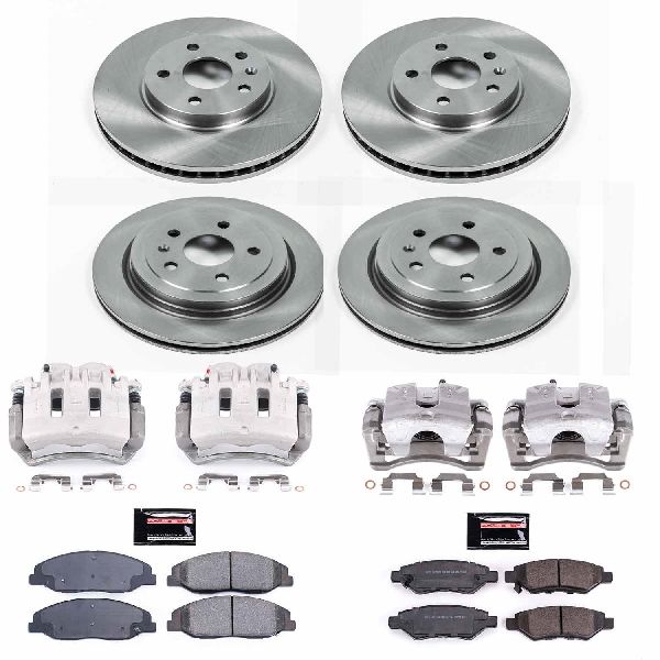 2008-2009 Cadillac CTS Disc Brake Kit - Front and Rear (Powerstop)