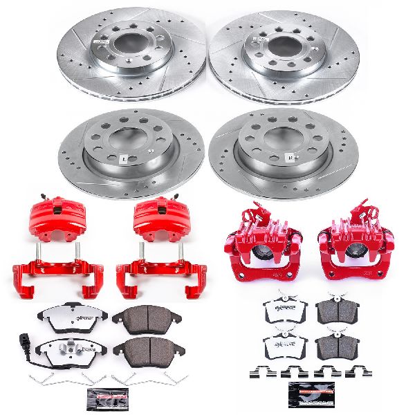 2010-2013 Audi A3 Disc Brake Kit - Front and Rear (Powerstop)