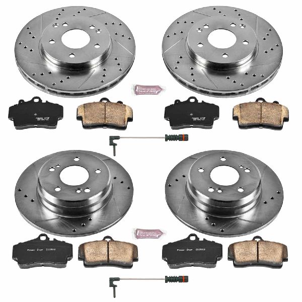 1996-2000 Mercedes-Benz C280 Disc Brake Kit - Front and Rear (Powerstop)