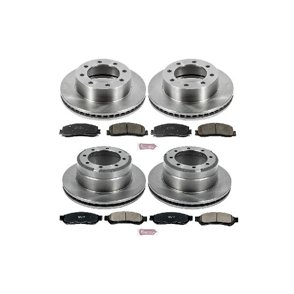2012 Ford F-350 Super Duty Disc Brake Kit - Front and Rear (Powerstop)