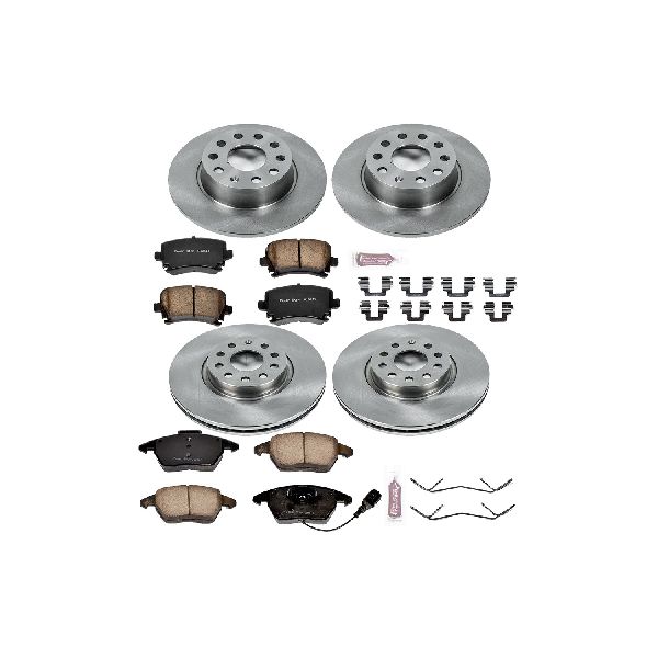 2013 Audi A3 Quattro Disc Brake Kit - Front and Rear (Powerstop)