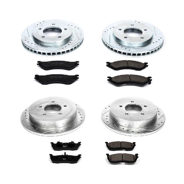 1998-2000 Lincoln Navigator Disc Brake Kit - Front and Rear (Powerstop)