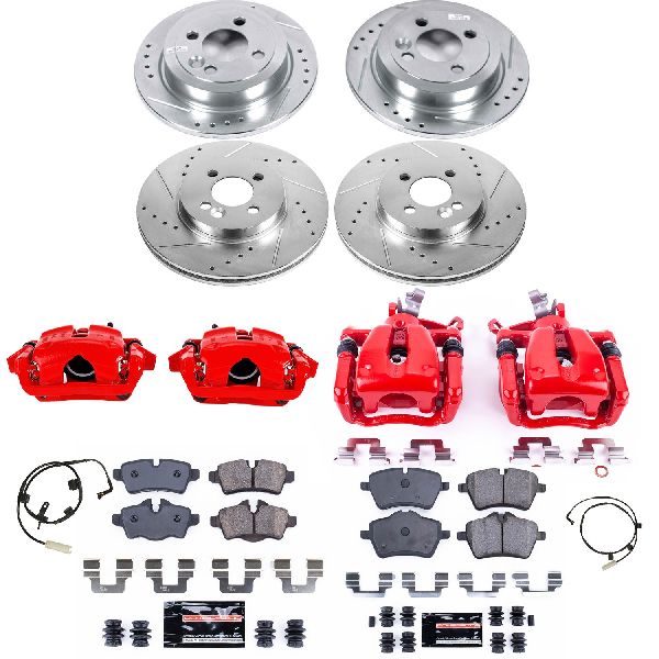 2007-2010 Mini Cooper Disc Brake Kit - Front and Rear (Powerstop)