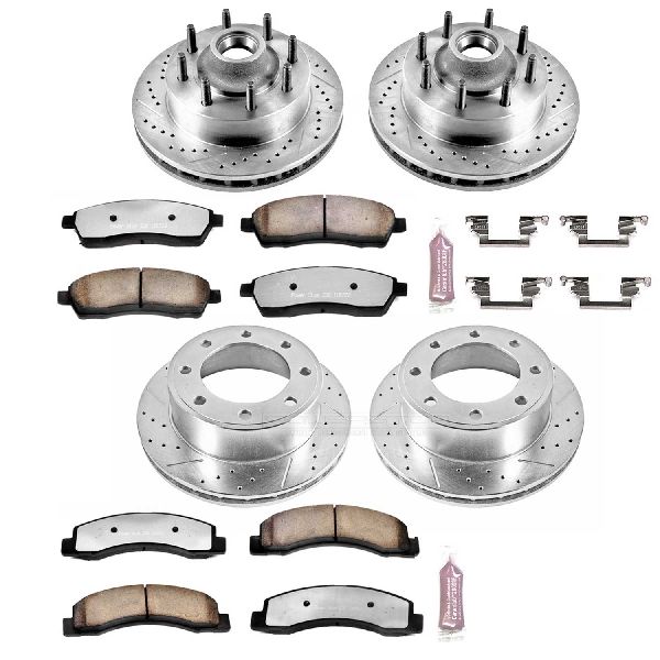 1999-2002 Ford F-350 Super Duty Disc Brake Kit - Front and Rear (Powerstop)