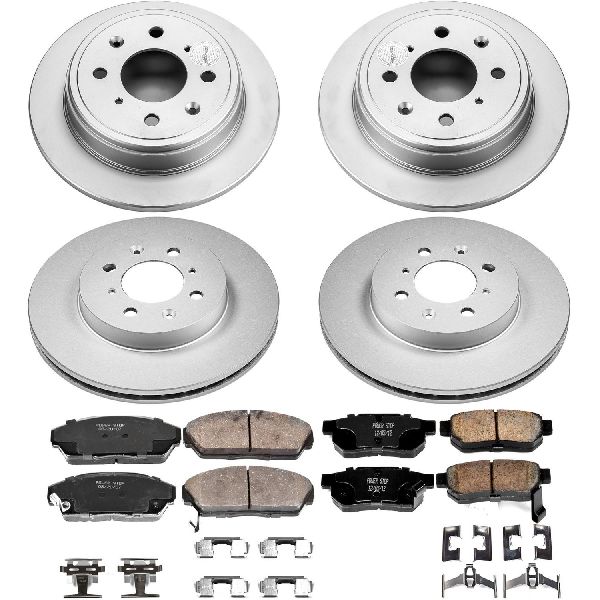 1992-1993 Honda Civic Disc Brake Kit - Front and Rear (Powerstop)