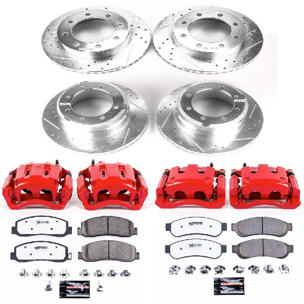 2011 Ford F-350 Super Duty Disc Brake Kit - Front and Rear (Powerstop)