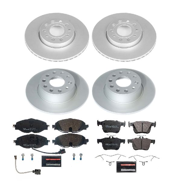2019-2024 Volkswagen Jetta Disc Brake Kit - Front and Rear (Powerstop)