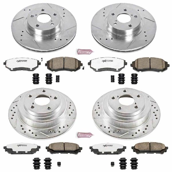 2005-2006 Saab 9-2X Disc Brake Kit - Front and Rear (Powerstop)