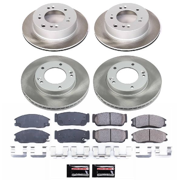 2007-2009 Kia Sorento Disc Brake Kit - Front and Rear (Powerstop)