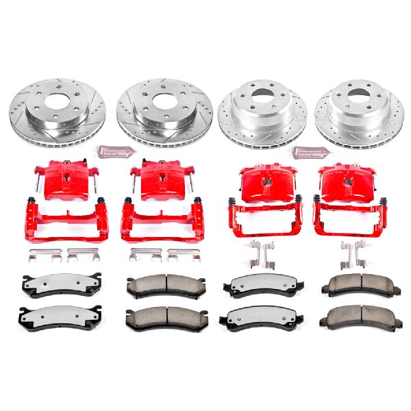 2003-2008 Chevrolet Express 1500 Disc Brake Kit - Front and Rear (Powerstop)