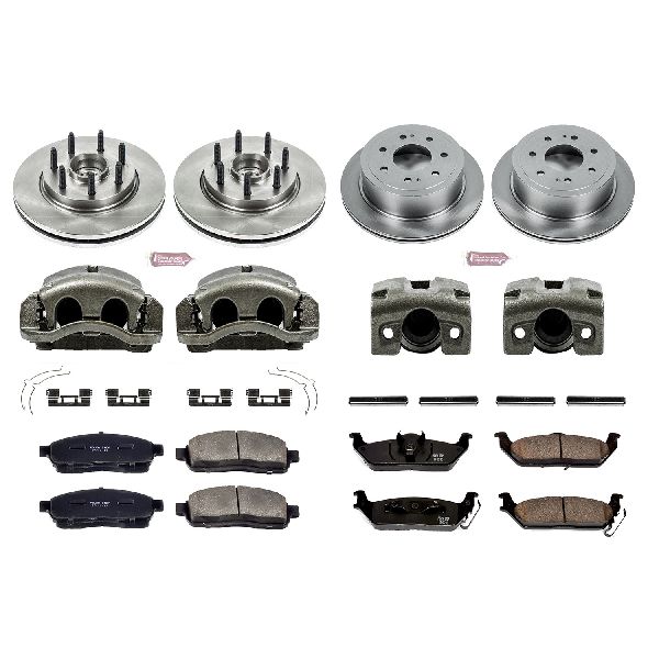 2006-2008 Lincoln Mark LT Disc Brake Kit - Front and Rear (Powerstop)