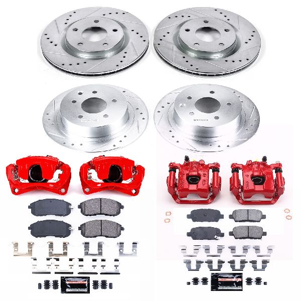 2007-2012 Nissan Sentra Disc Brake Kit - Front and Rear (Powerstop)