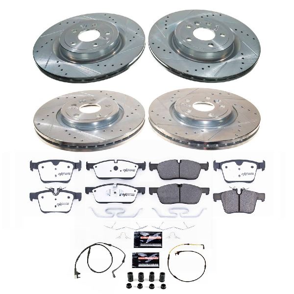 2017-2020 Jaguar F-Pace Disc Brake Kit - Front and Rear (Powerstop)