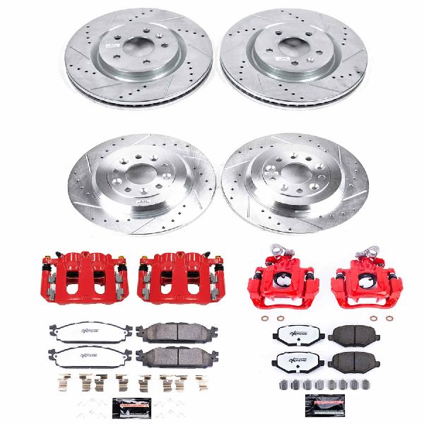2011-2012 Lincoln MKS Disc Brake Kit - Front and Rear (Powerstop)