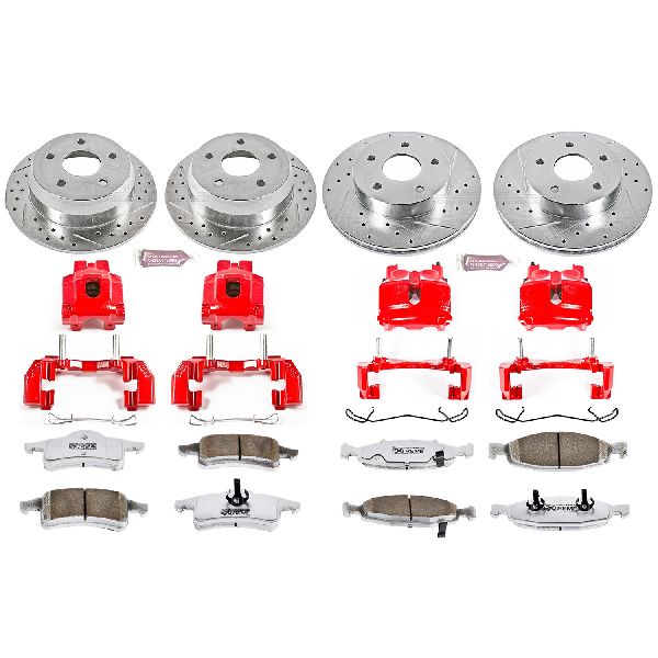 1999-2002 Jeep Grand Cherokee Disc Brake Kit - Front and Rear (Powerstop)