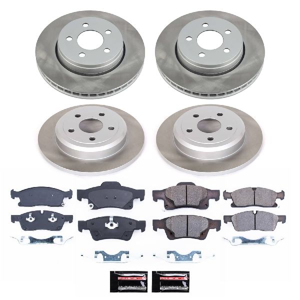 2011-2020 Dodge Durango Disc Brake Kit - Front and Rear (Powerstop)