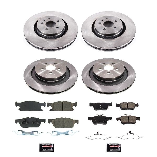 2019-2021 Lincoln Nautilus Disc Brake Kit - Front and Rear (Powerstop)