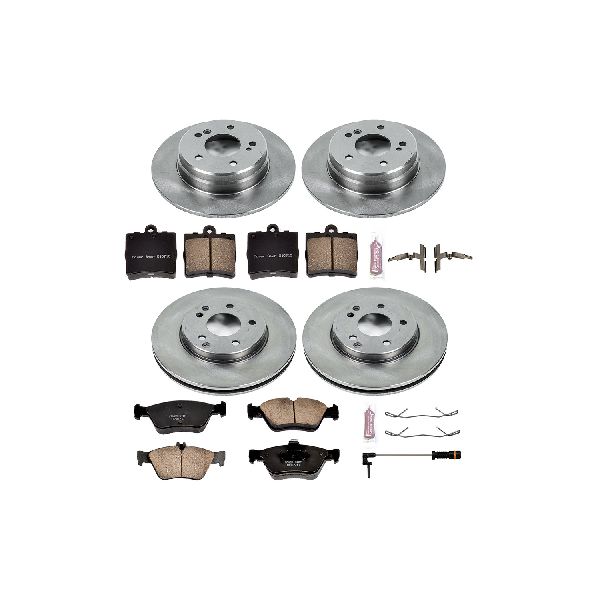 1996-2000 Mercedes-Benz C280 Disc Brake Kit - Front and Rear (Powerstop)