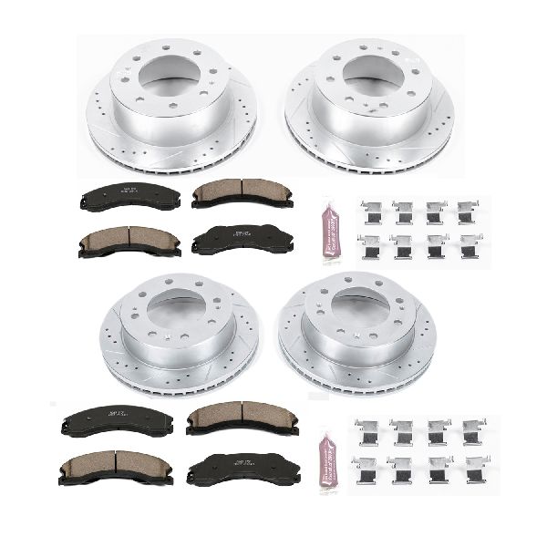 2011 GMC Sierra 2500 HD Disc Brake Kit - Front and Rear (Powerstop)