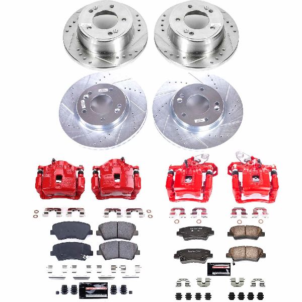 2013-2014 Hyundai Elantra Coupe Disc Brake Kit - Front and Rear (Powerstop)