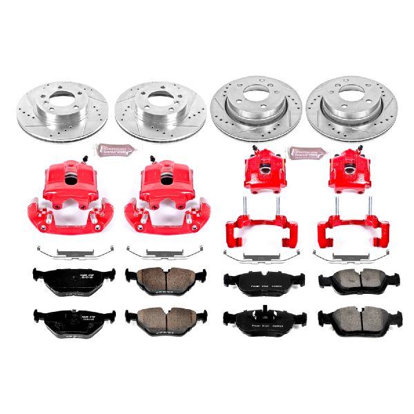 1999-2000 BMW 323i Disc Brake Kit - Front and Rear (Powerstop)