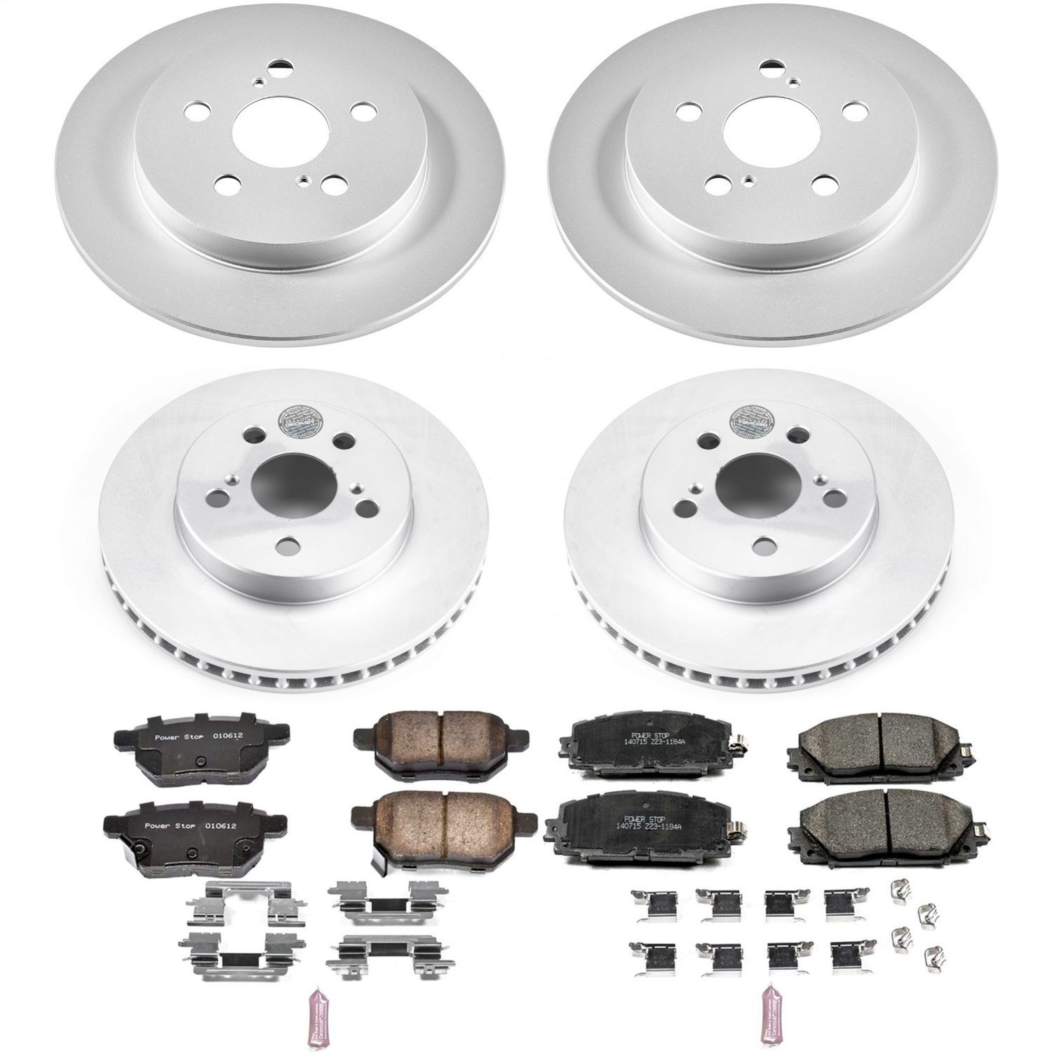 2022, 2021, 2020, 2019 Toyota Prius AWD-e AWD-e Disc Brake Kit