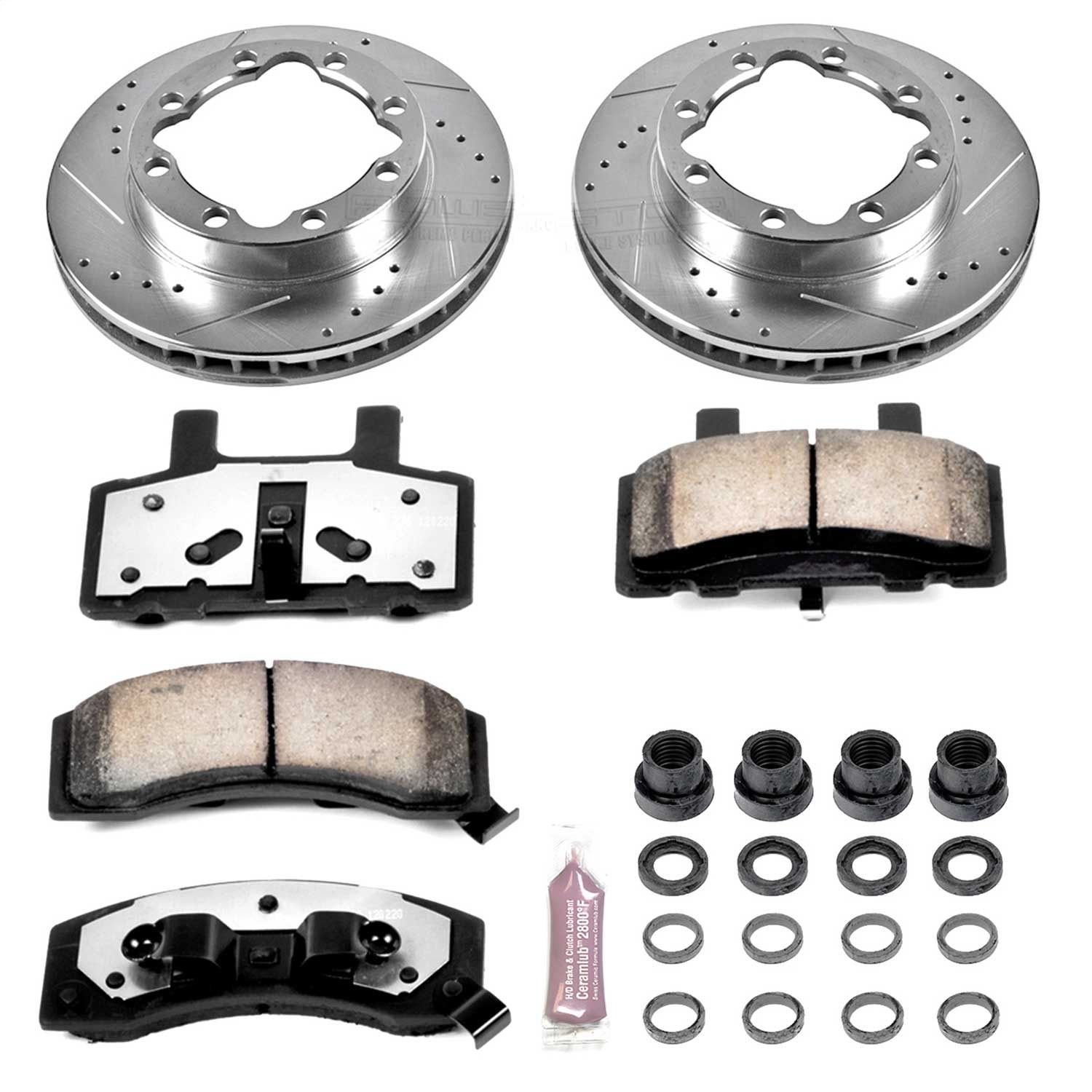 2000, 1999, 1998, 1997, 1996, 1995, 1994, 1993, 1992, 1991, 1990, 1989, 1988 GMC K2500 2500 Disc Brake Kit