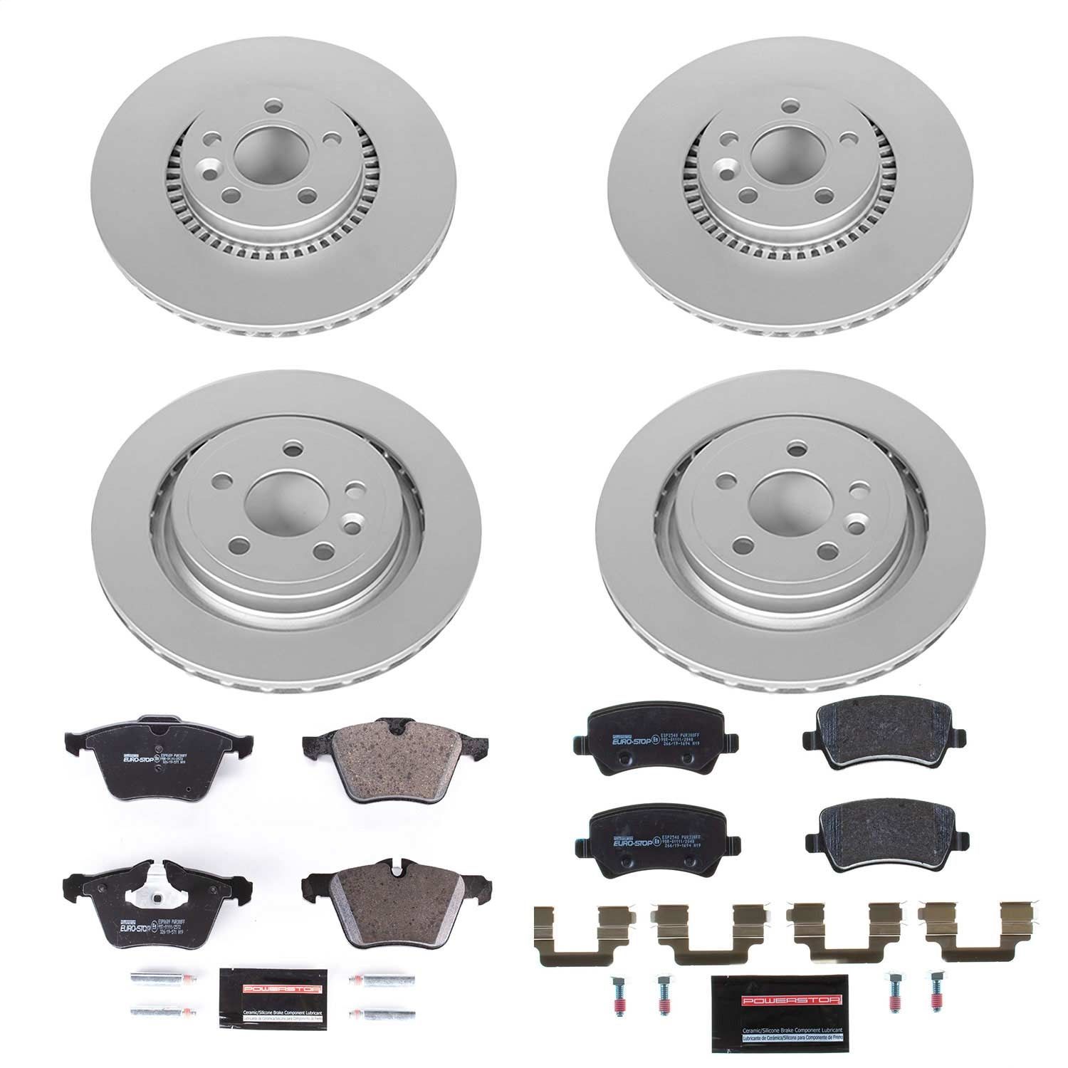2014, 2013, 2012, 2011, 2010, 2009, 2008, 2007 Volvo S80 Disc Brake Kit
