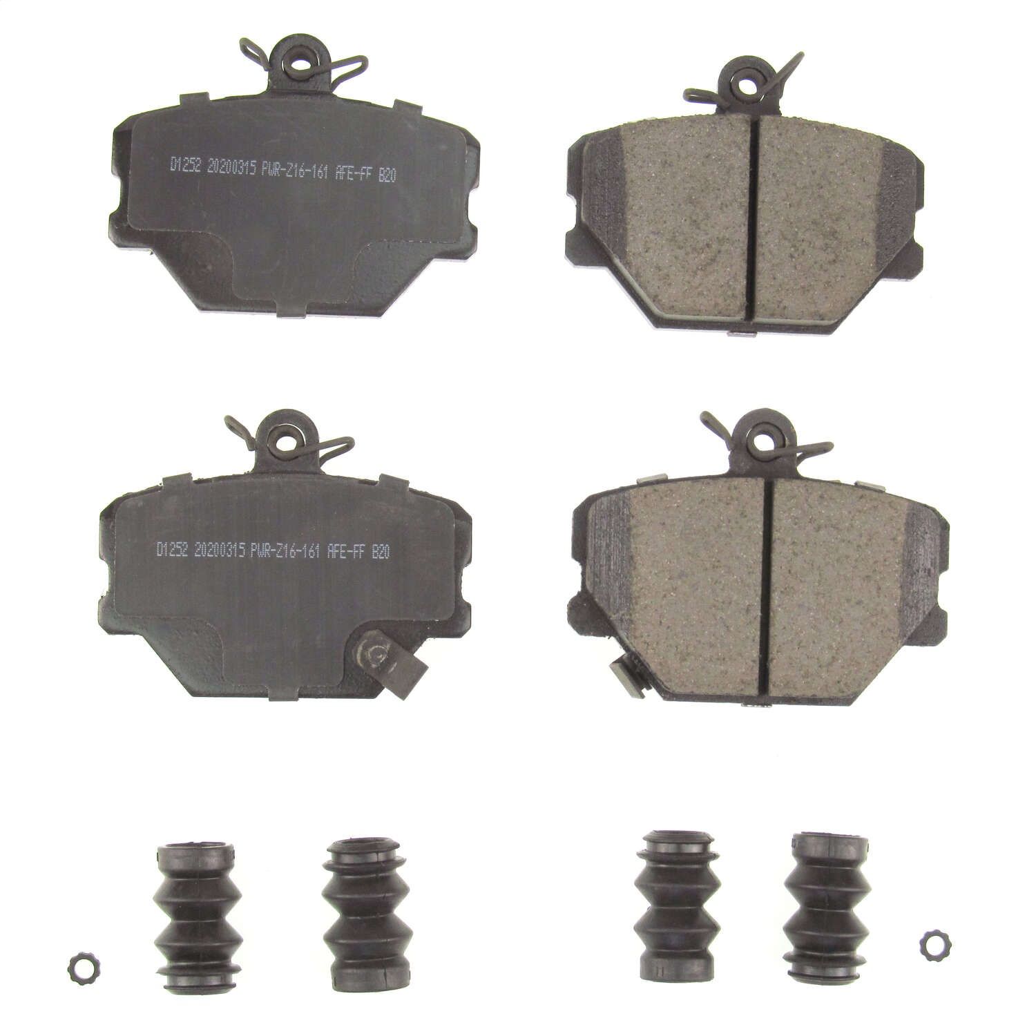 2016, 2015, 2014, 2013, 2012, 2011, 2010, 2009, 2008, 2007, 2006, 2005 Smart Fortwo Disc Brake Pad Set