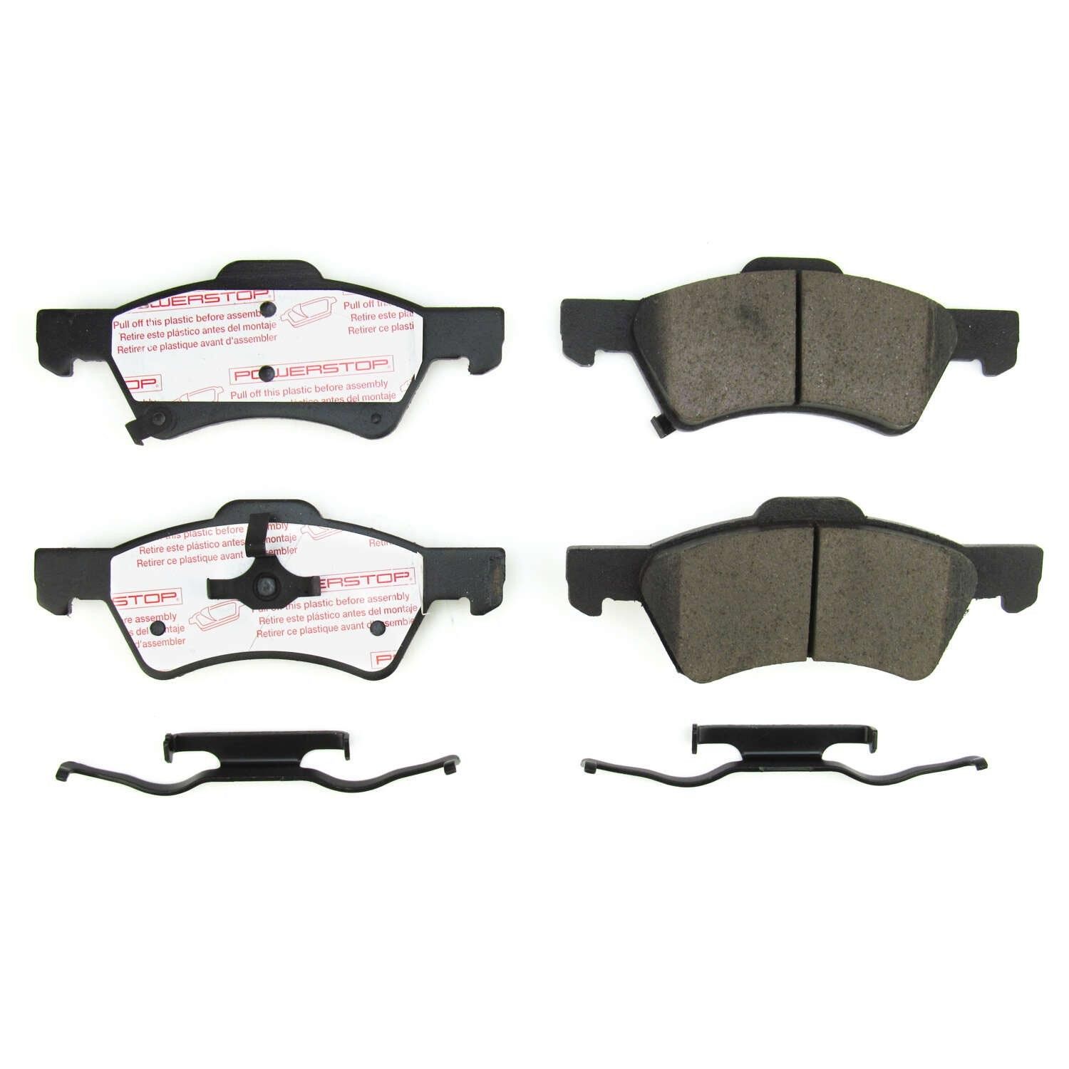 2007, 2006, 2005, 2004, 2003, 2002, 2001 Dodge Caravan & Country Disc Brake Pad Set
