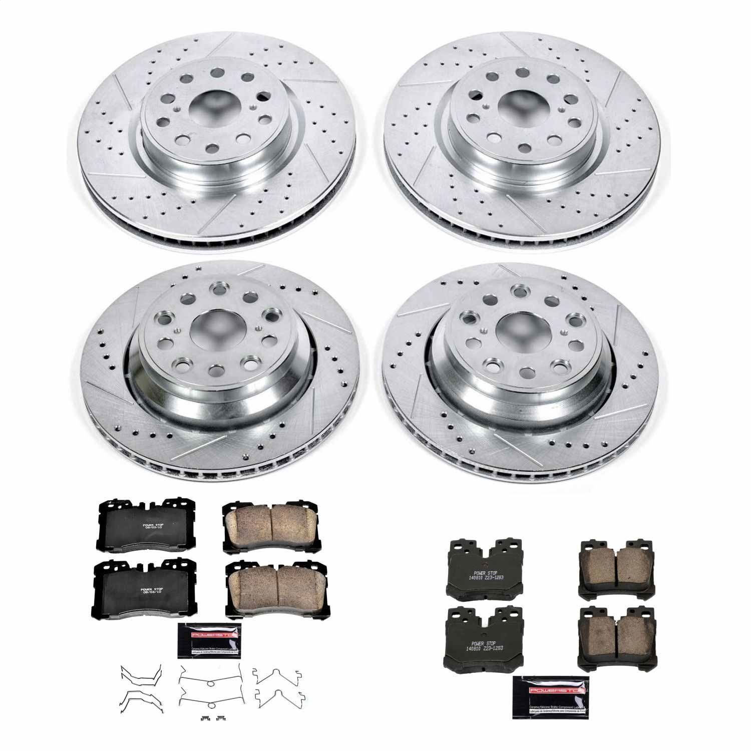2017, 2016, 2015, 2014, 2013, 2012, 2011, 2010 Lexus LS460 Disc Brake Kit