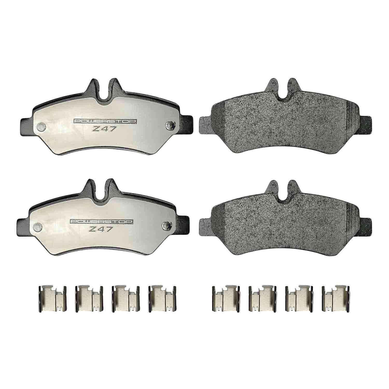 2018, 2017, 2016, 2015, 2014, 2013, 2012, 2011, 2010, 2009, 2008, 2007 Freightliner Sprinter 3500 2500 Disc Brake Pad Set