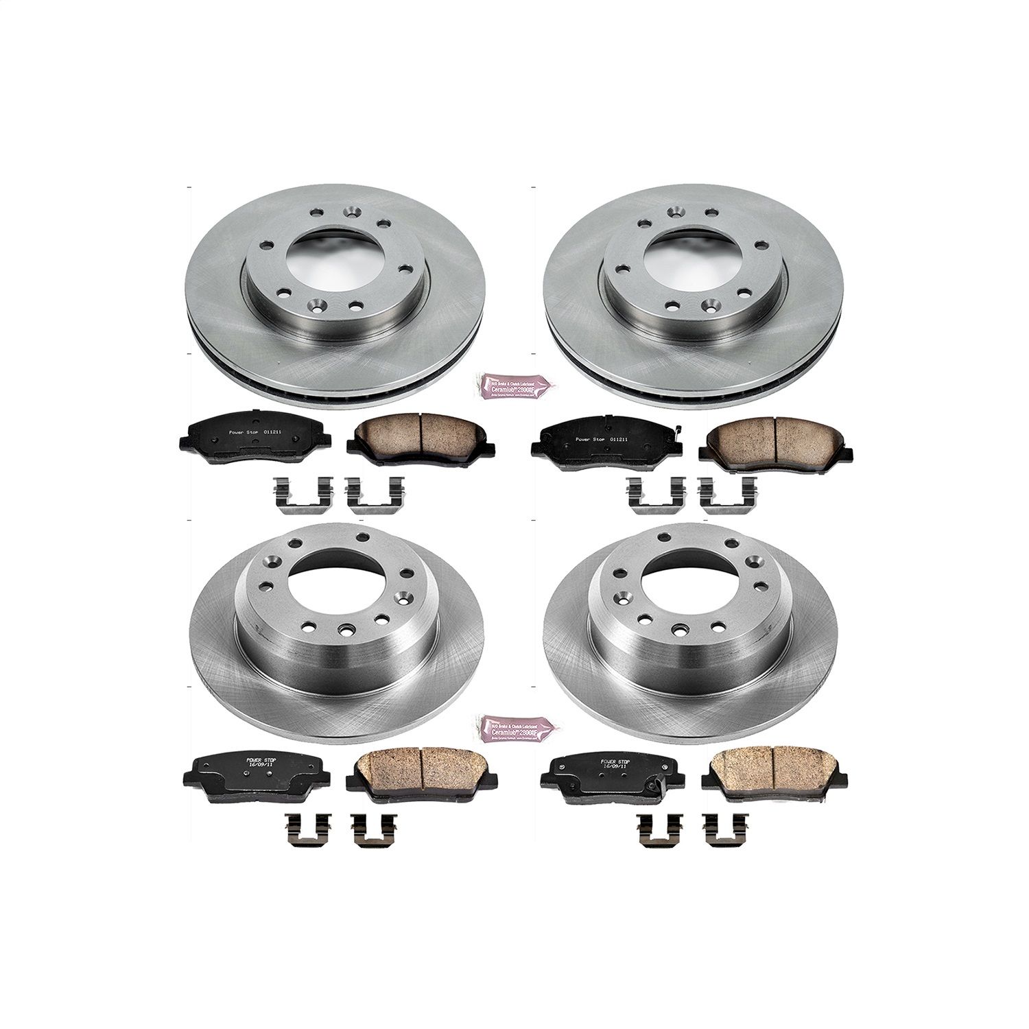 2008, 2007 Hyundai Entourage Disc Brake Kit