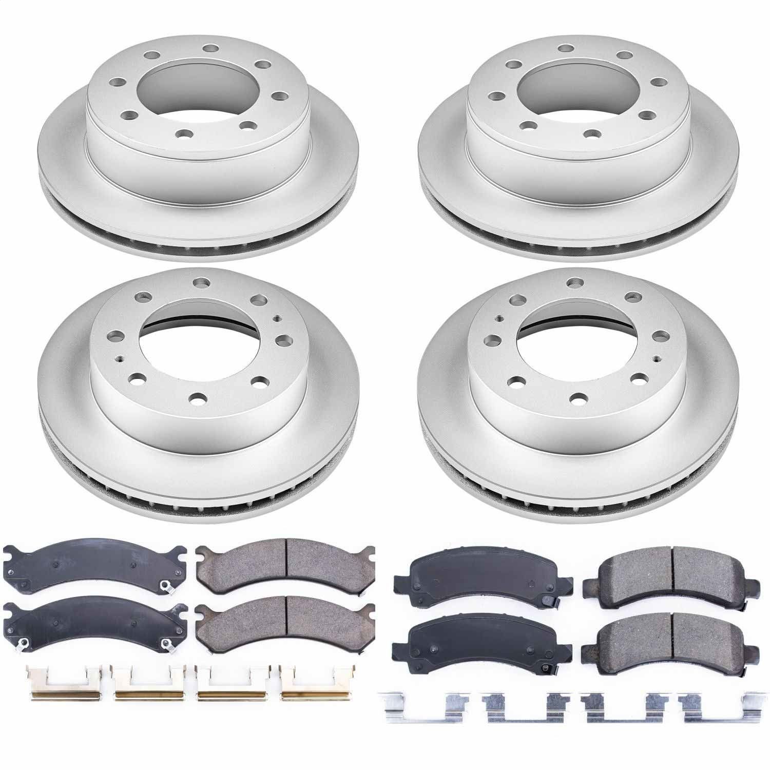2016, 2015, 2014, 2013, 2012, 2011, 2010, 2009, 2008, 2007, 2006, 2005, 2004, 2003 Chevrolet Express 3500 3500 Disc Brake Kit
