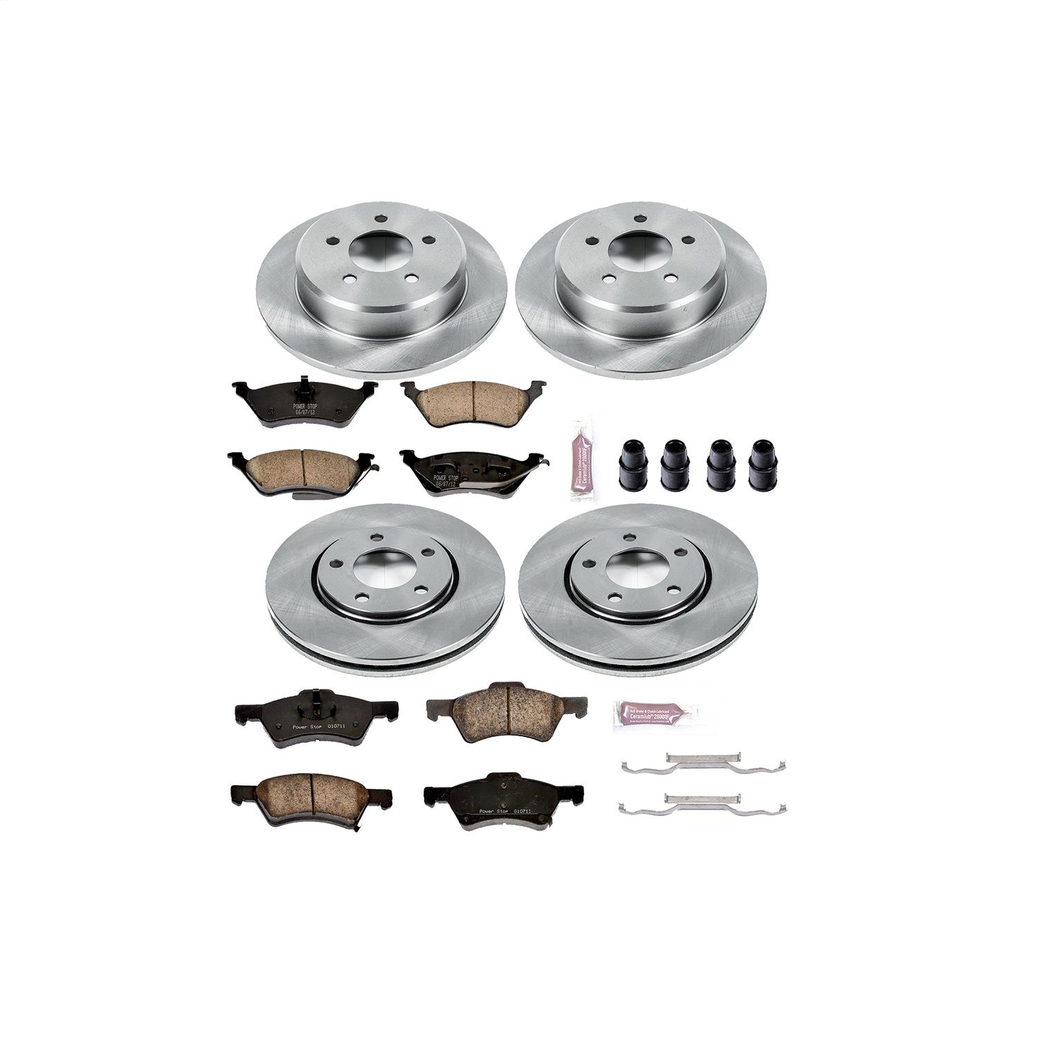 2007, 2006, 2005, 2004, 2003, 2002, 2001 Dodge Caravan & Country Disc Brake Kit