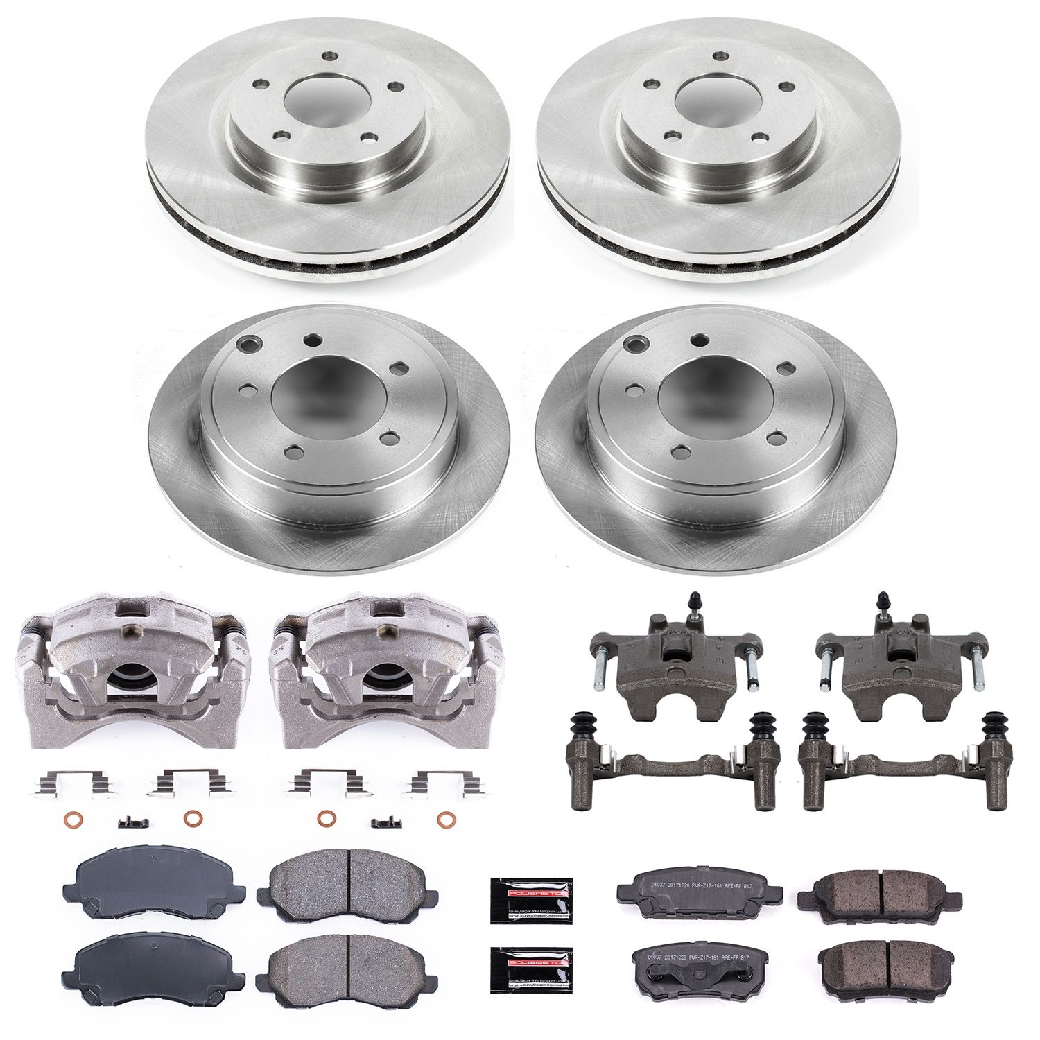 2017, 2016, 2015, 2014, 2013, 2012, 2011, 2010, 2009, 2008, 2007 Jeep Compass Disc Brake Kit